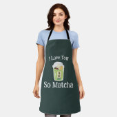 Tablier Thé vert Matcha (Porté)