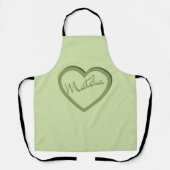 Tablier Thé vert Matcha Coeur Y2k Super (Recto)