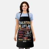 Tablier Théâtre Acteur Nerd Musical Theatre Life Auditions (Porté)