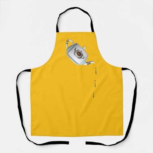 Tablier Théière Jaune Dégoulinante (Recto)