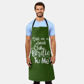 Tablier Thème de golf personnalisé Funny Golf Birdie Pun C (Porté)