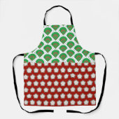 Tablier Thème de Noël du baseball (Recto)