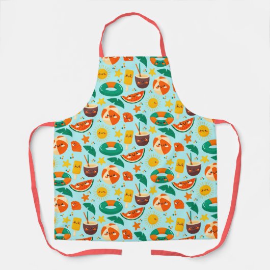 Tablier Thème été (Recto)