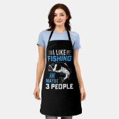 Tablier Thème pêche (Porté)