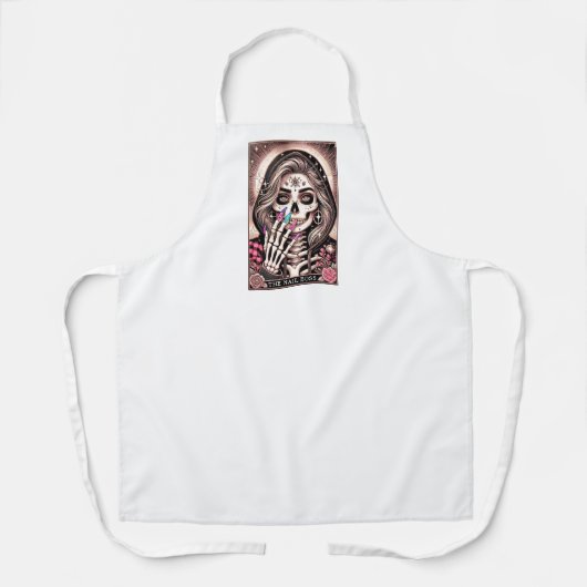 Tablier Thème Tarot Nail Tech (Recto)