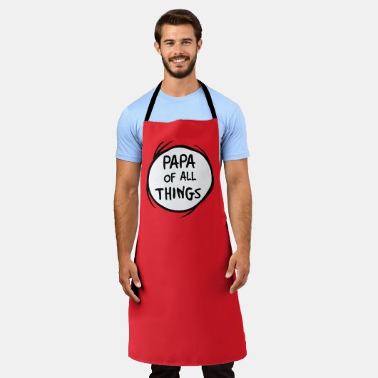 Tablier Thing One Thing Two - Papa de toutes choses (Porté)