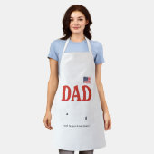 Tablier This Dad is a Veteran Apron – Awesome Dad Gift (Porté)
