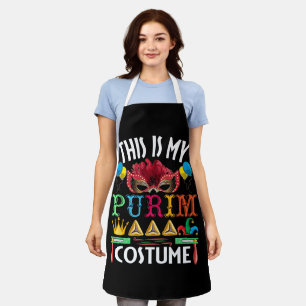 Tablier This Is My Purim Costume Jewish Happy Purim