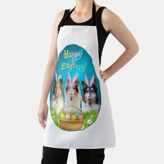 Tablier Three Collie Bunny (Insitu)