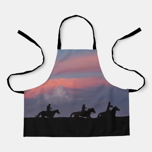 Tablier Three Riders, One Horizon (Recto)