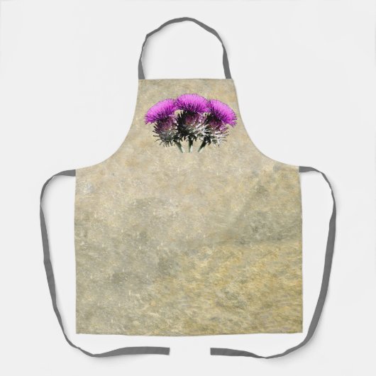 Tablier Three Scottish Thistles (Recto)