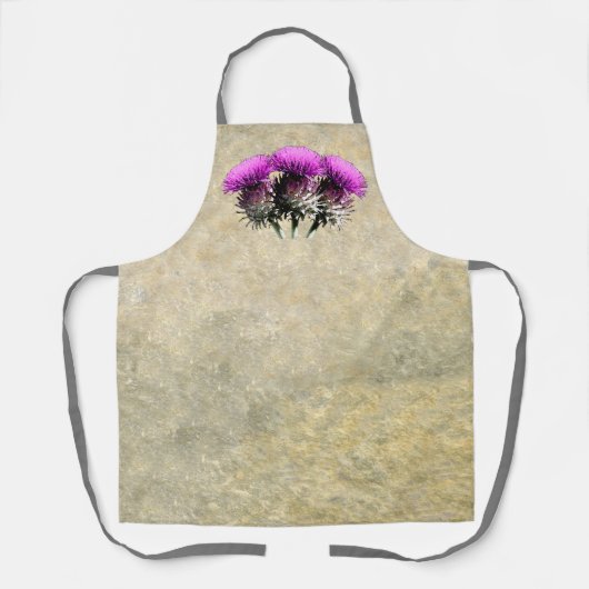 Tablier Three Scottish Thistles (Recto)