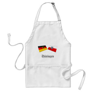 Tablier Thueringen, tuiles de drapeau de l'Allemagne