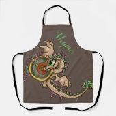 Tablier Thyme pour herbes petit dragon  (Recto)