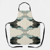 Tablier Tidal Echoes — Abstract Fluid Ink Pattern (Recto)