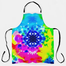 Tablier Tie Dye Arc-en-Ciel