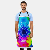 Tablier Tie Dye Arc-en-Ciel (Porté)