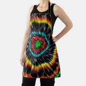 Tablier Tie Dye Opale Noire, (Insitu)