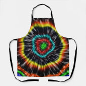Tablier Tie Dye Opale Noire, (Recto)