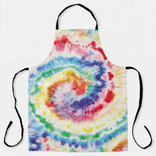 Tablier Tie Dye Swirl. Motif de Tiedye sans couture. Fabr