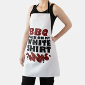 Tablier Tige barbecue sur mon blanc (Insitu)