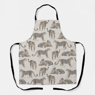 Tablier Tiger animal rose moderne