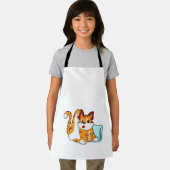Tablier Tiger chat avec Coussin (Insitu)