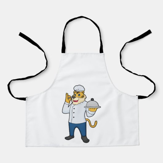 Tablier Tiger Cook Chef hat Platter (Recto)