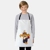 Tablier Tiger dans les arts martiaux Karate (Porté)