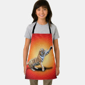 TABLIER TIGER EN COLÈRE (Insitu)