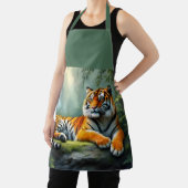 Tablier Tiger in the Jungle  (Insitu)