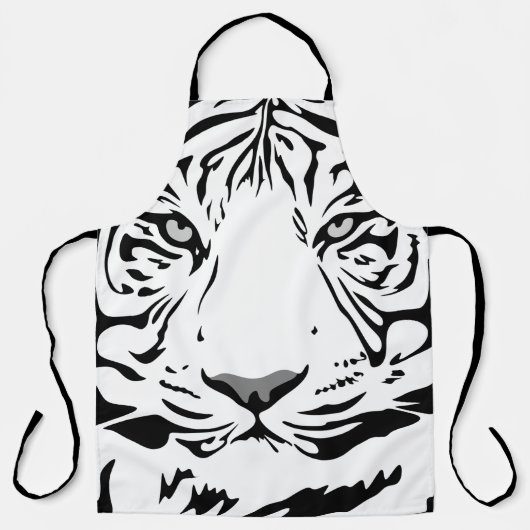 Tablier Tiger motif animal design plat (Recto)