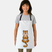 Tablier Tigre au Yoga Fitness (Insitu)