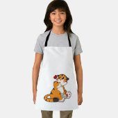 Tablier Tigre avec coeur (Insitu)