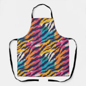 Tablier Tigre coloré (Recto)