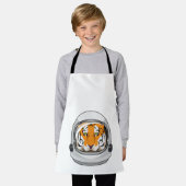 Tablier Tigre en astronaute avec casque (Porté)