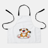 Tablier Tigre rougissant (Recto)