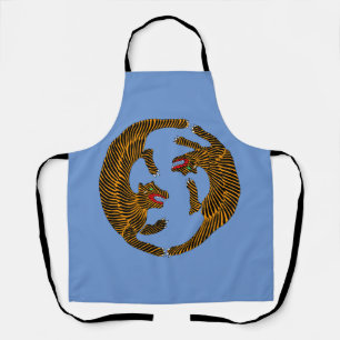 Tablier Tigres d'art populaire japonais