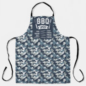 Tablier Timer barbecue partout sur la tablette d'impressio (Recto)