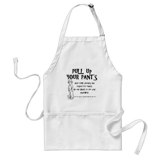 Tablier Tirez sur votre pantalon (Devant)