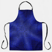 Tablier Tissu bleu et noir (Recto)