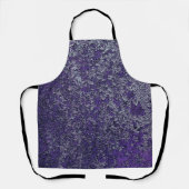 Tablier Tissu métallique rouillé foncé Royal violet Abstra (Recto)