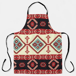Tablier Tissu natif. Kilim de conception géométrique. Trib