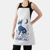 Tablier Title: X-Ray of Fright Fureak – Halloween Cat Apro (Insitu)