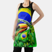 Tablier Toco Toucan avec drapeau brésilien (Insitu)