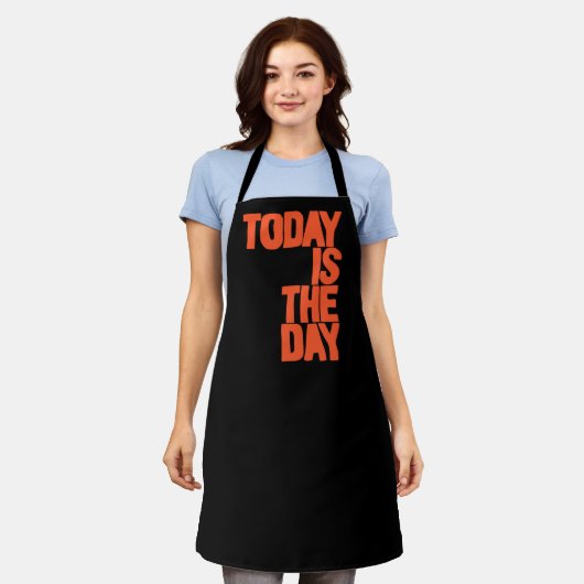 Tablier Today is the day (Porté)