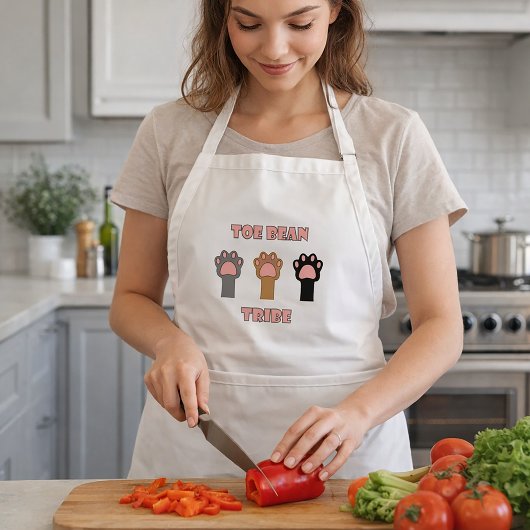 Tablier Toe Bean Tribe Cat Paws Brown Black Gray