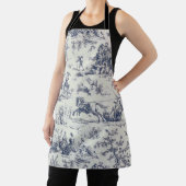 Tablier Toile de Jouy bleue (Insitu)