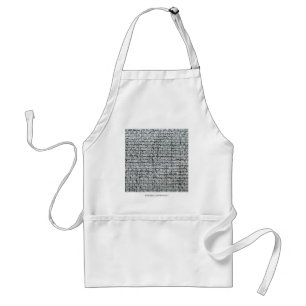 Tablier Toile de jute grise