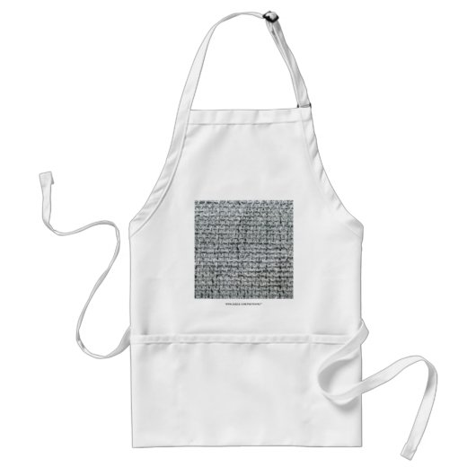 Tablier Toile de jute grise (Devant)